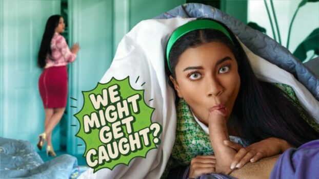 FamilyStrokes – Ameena Green We Might Get Caught? That Only Makes My Stepdaddy’s Dick Taste Better